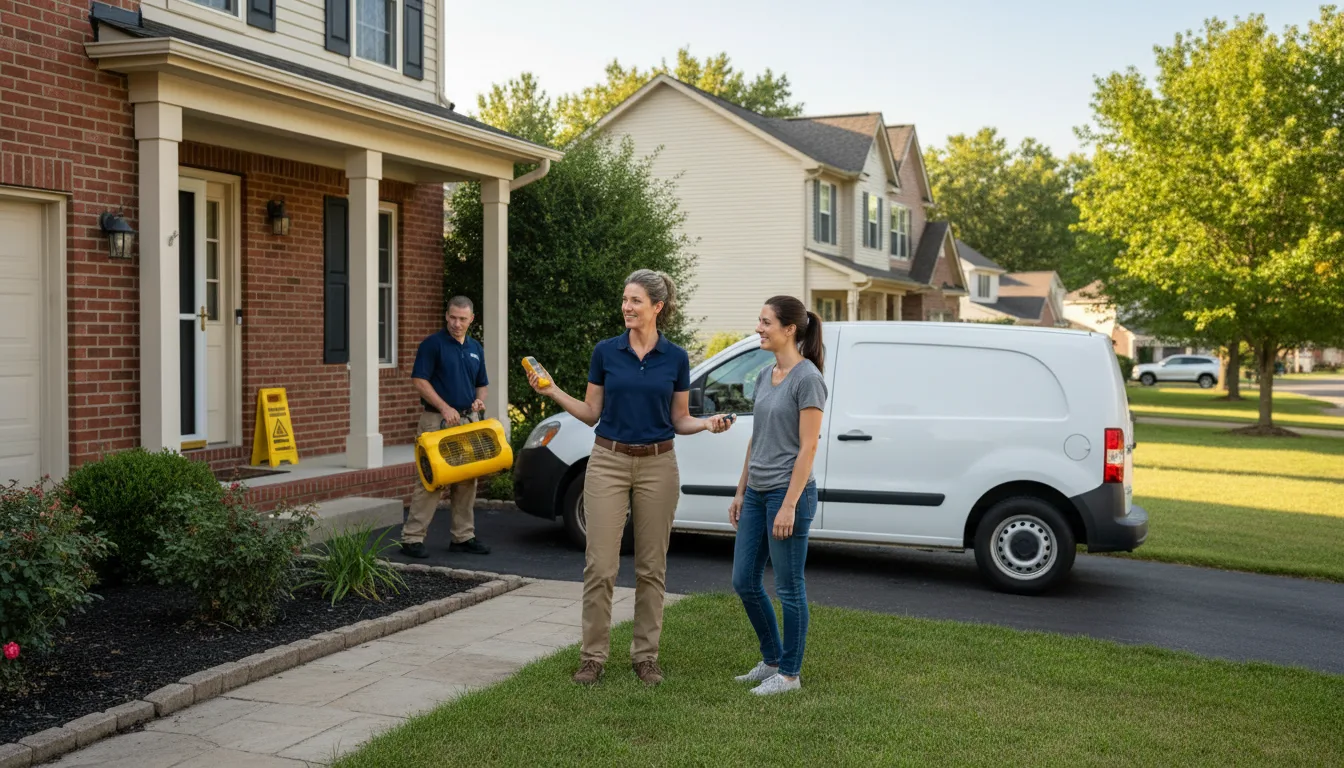 Residential water damage restoration in Star, NC